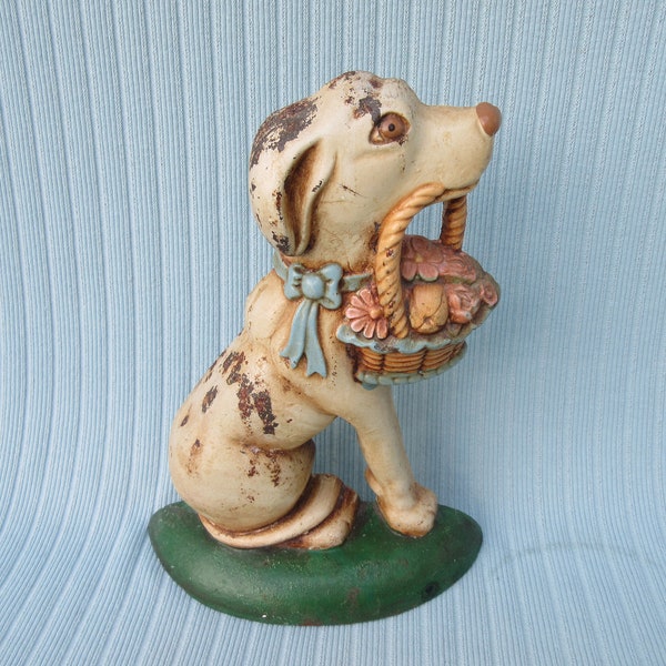 Cast Iron Puppy Door Stop Etsy