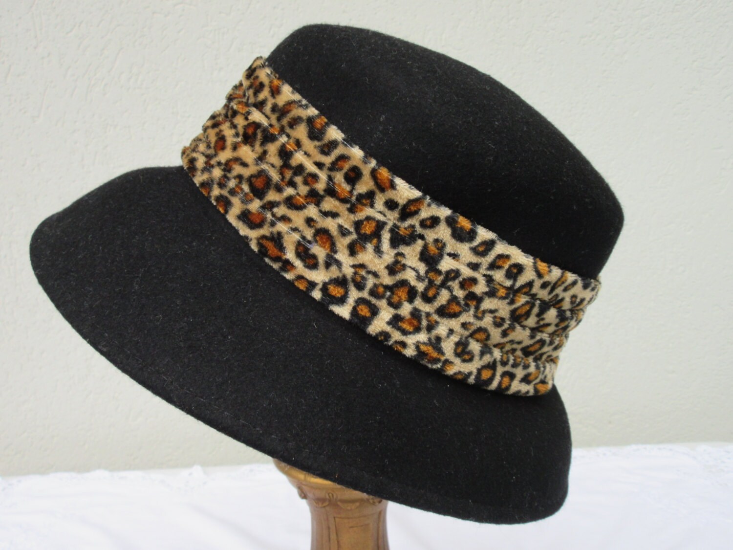 Mujeres Invierno Cloche Bucket Lana Flor Bucket Hat Señora Elegante He Mujeres Invierno Cloche Bucket Lana Flor Bucket Hat Señora Elegante He