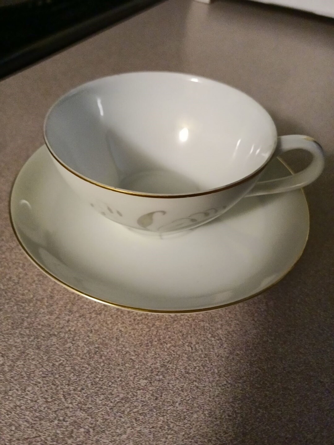 Vintage Kaysons Fine China Golden Rhapsody Teacup & Saucer Etsy