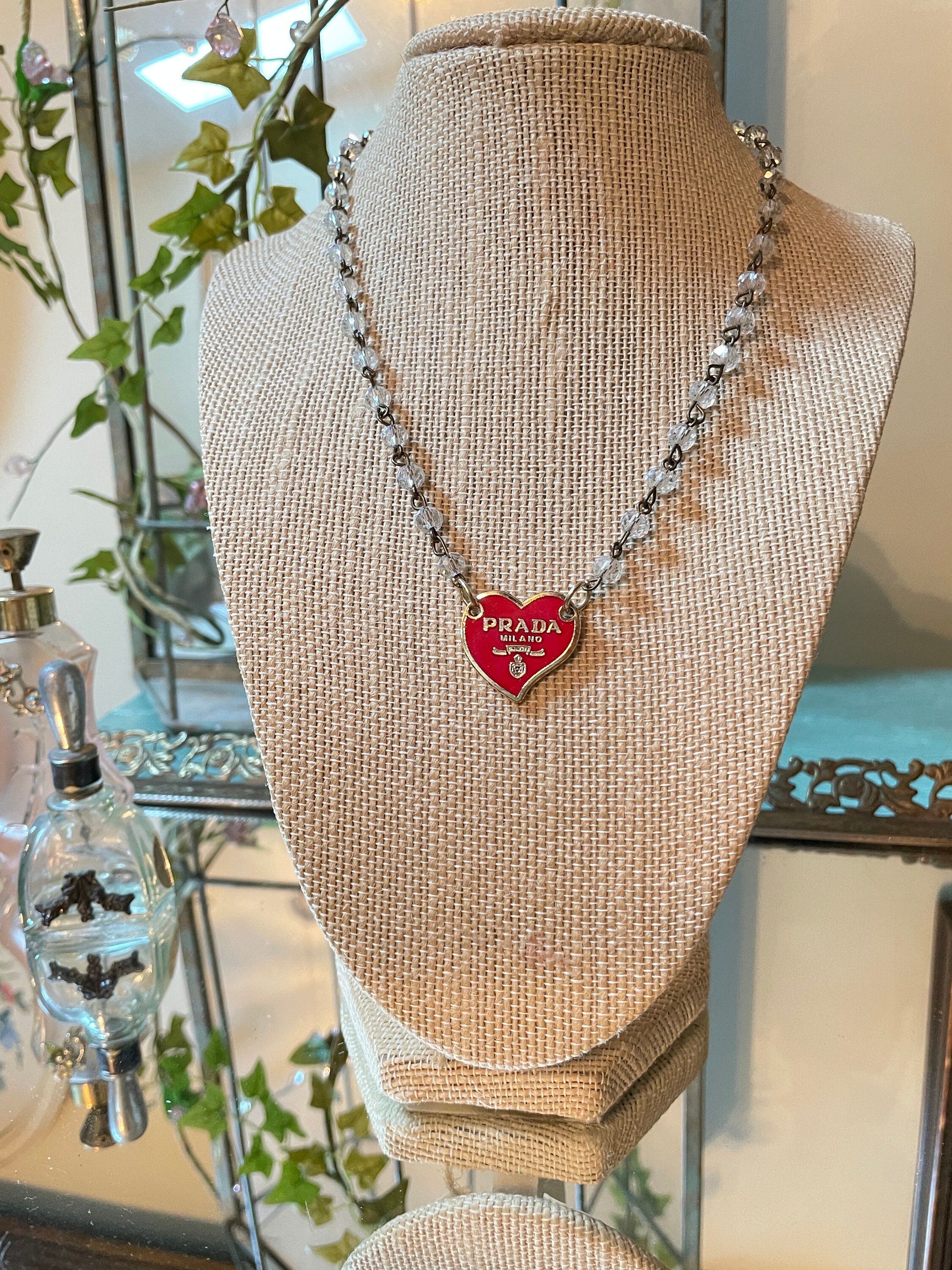 Etsy on sale prada necklace
