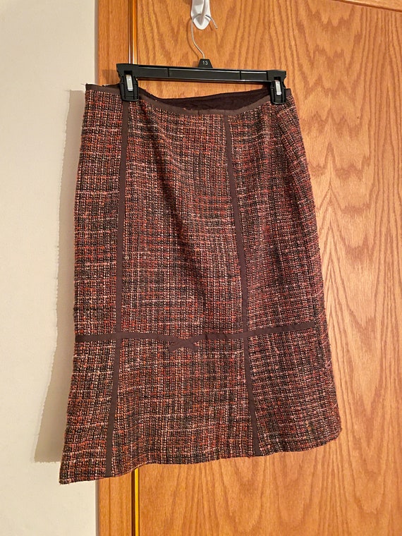 Vintage Tweed Pencil Skirt