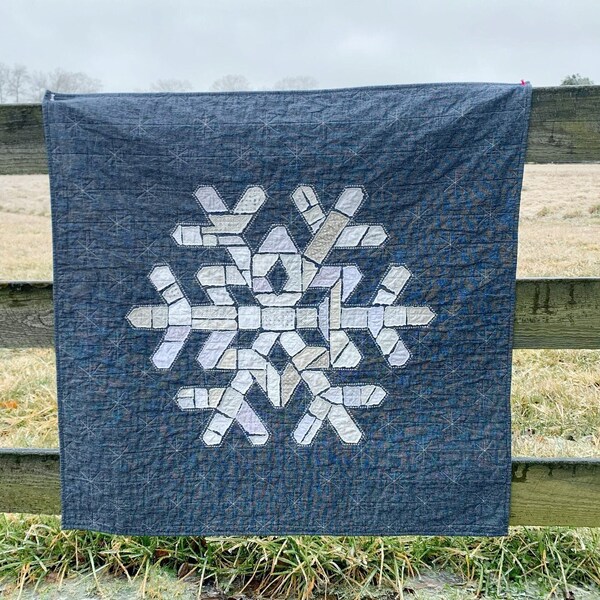 Snowflake Quilt Etsy