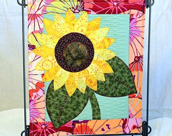 September Monthly Quilt Pattern - Sunflower Quilt Pattern - Sunflower Mini Quilt Pattern - September Monthly Mini Pattern - PDF PATTERN