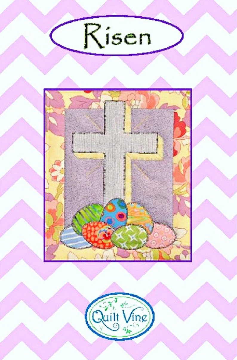 Easter Mini Quilt Pattern Holiday Quilt Pattern Cross Quilt Pattern PDF