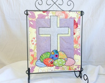 Easter Mini Quilt Pattern - Holiday Quilt Pattern - Cross Quilt Pattern  - PDF PATTERN