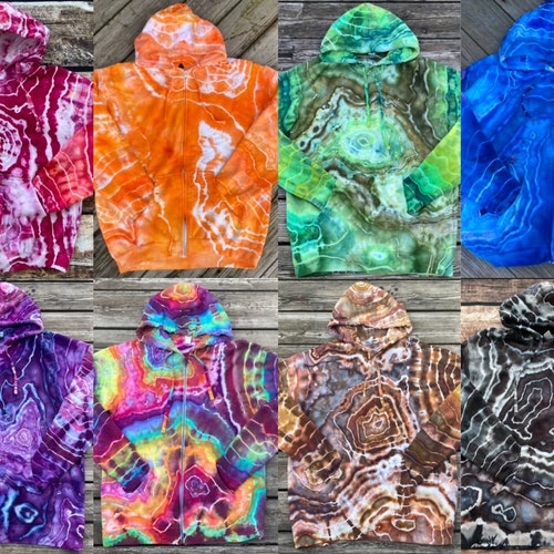 geode tie dye hoodie
