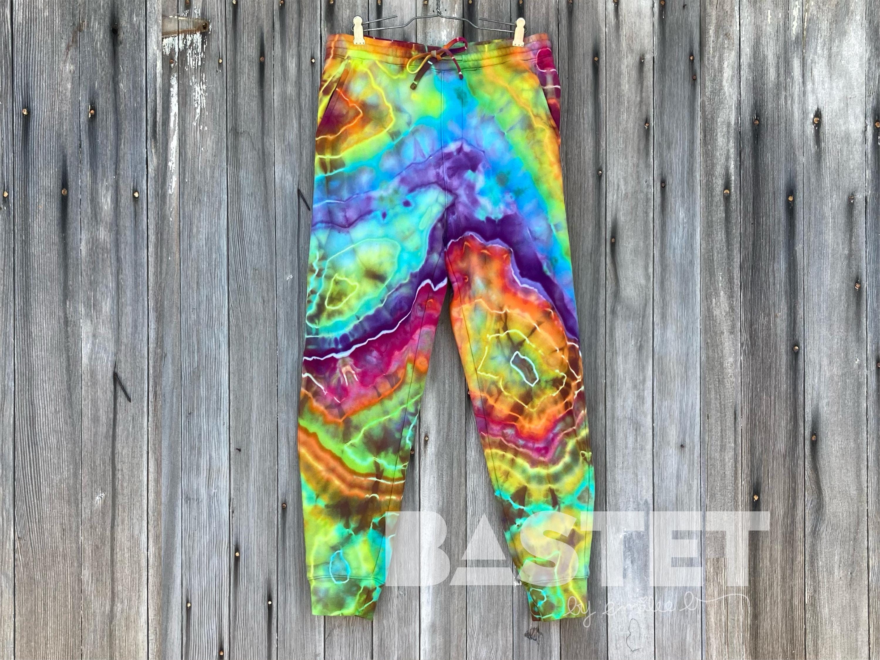 Tie Dye Sweat Pants Etsy UK