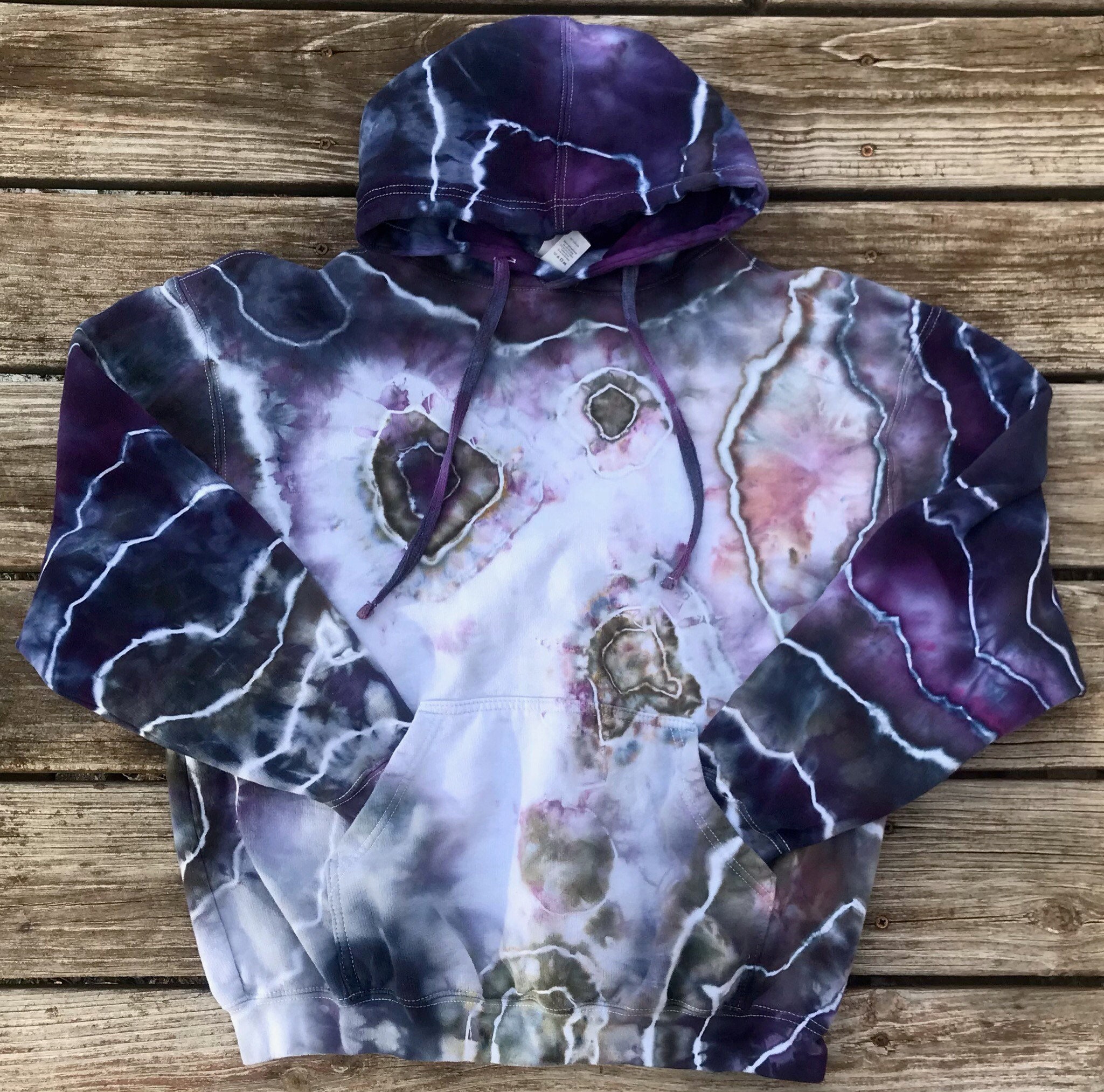 geode tie dye hoodie