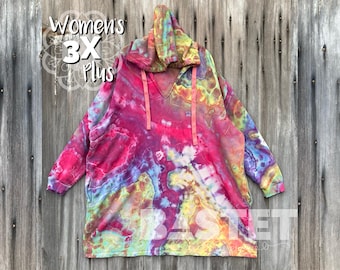 open lace back dress Limited Edition Tie Dyed Soft & Cozy 100% Cotton Fleece Zip Hoodie / 2T main image 1