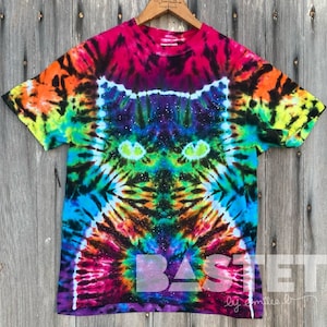 CUSTOM Tie Dye Galaxy Cat Shirt or Tank, Xs, Small, Medium, Large, Xl, 2X, 3X, 4X, 5X, 6X,