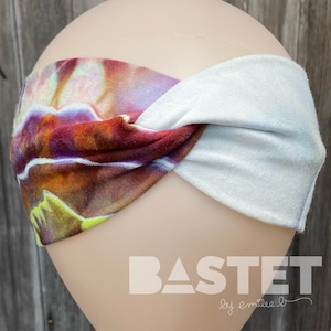 READY TO SHIP, Tie Dye Headband, Turban Headband, Stretchy Headband, Hippie Hair Accessories, Boho Headbands for Women, Twist Headband Women