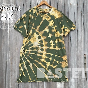 2X (20) Ready to Ship, Reverse Tie Dye T-Shirt Dress, Boho Tshirt Dress, Boho Women Dress, Plus Size Tie Dye Dress, Plus Size Boho Dress