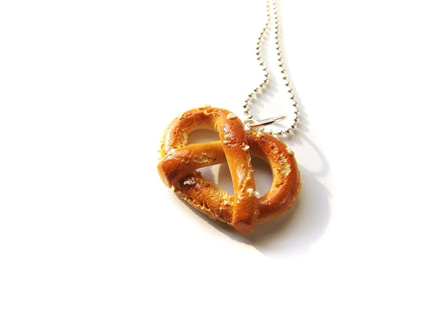 Oktoberfest Pretzel Pendant Charm Pretzel Necklace Miniature Etsy Canada