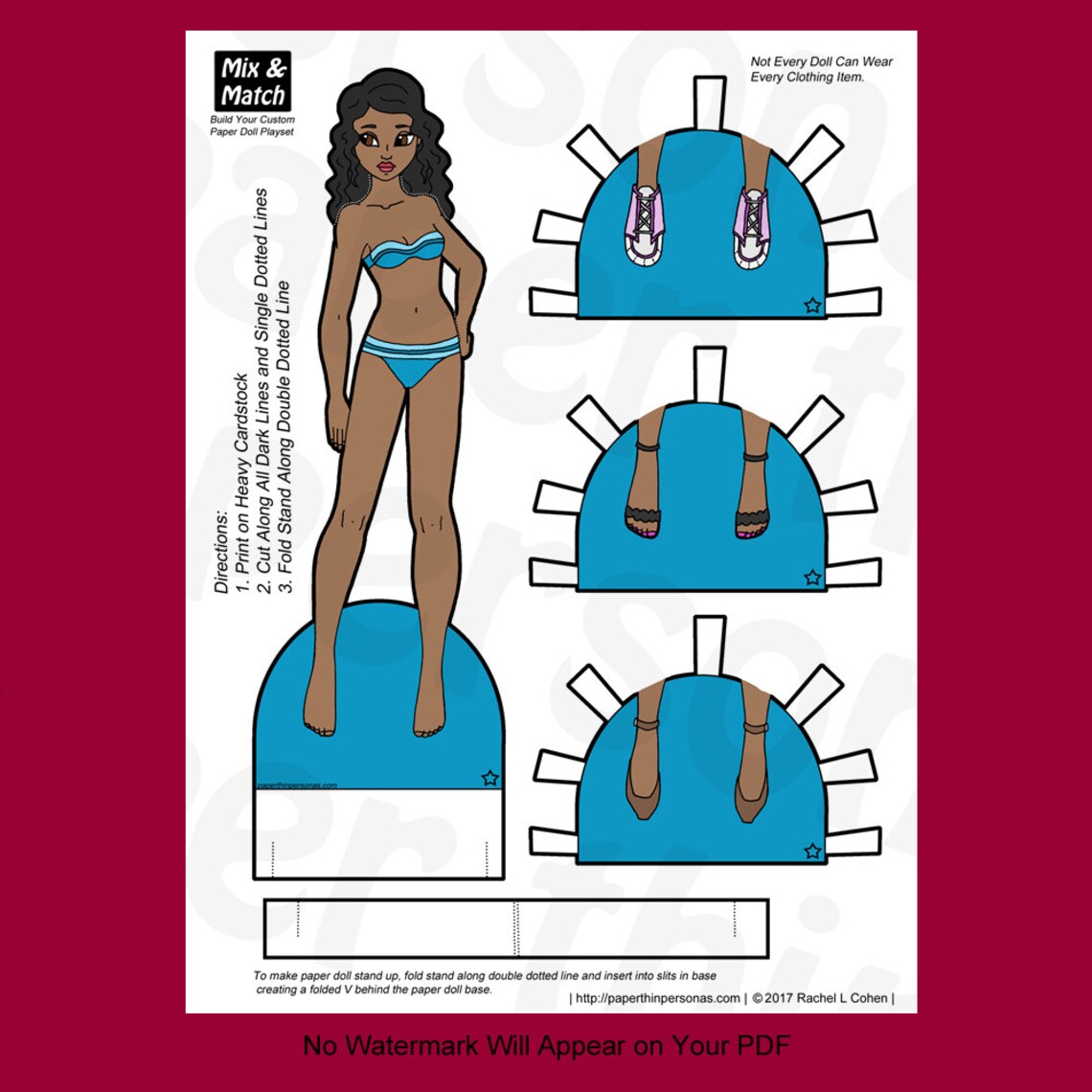 Printable Paper Doll Paper Doll Digital Download Paper Doll Cutout Printable Paper Doll Paper Doll Digital Download Paper Doll Cutout