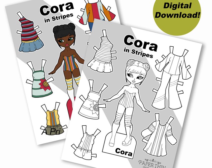 Renaissance Printable Paper Doll Kid's Renaissance Faire - Etsy