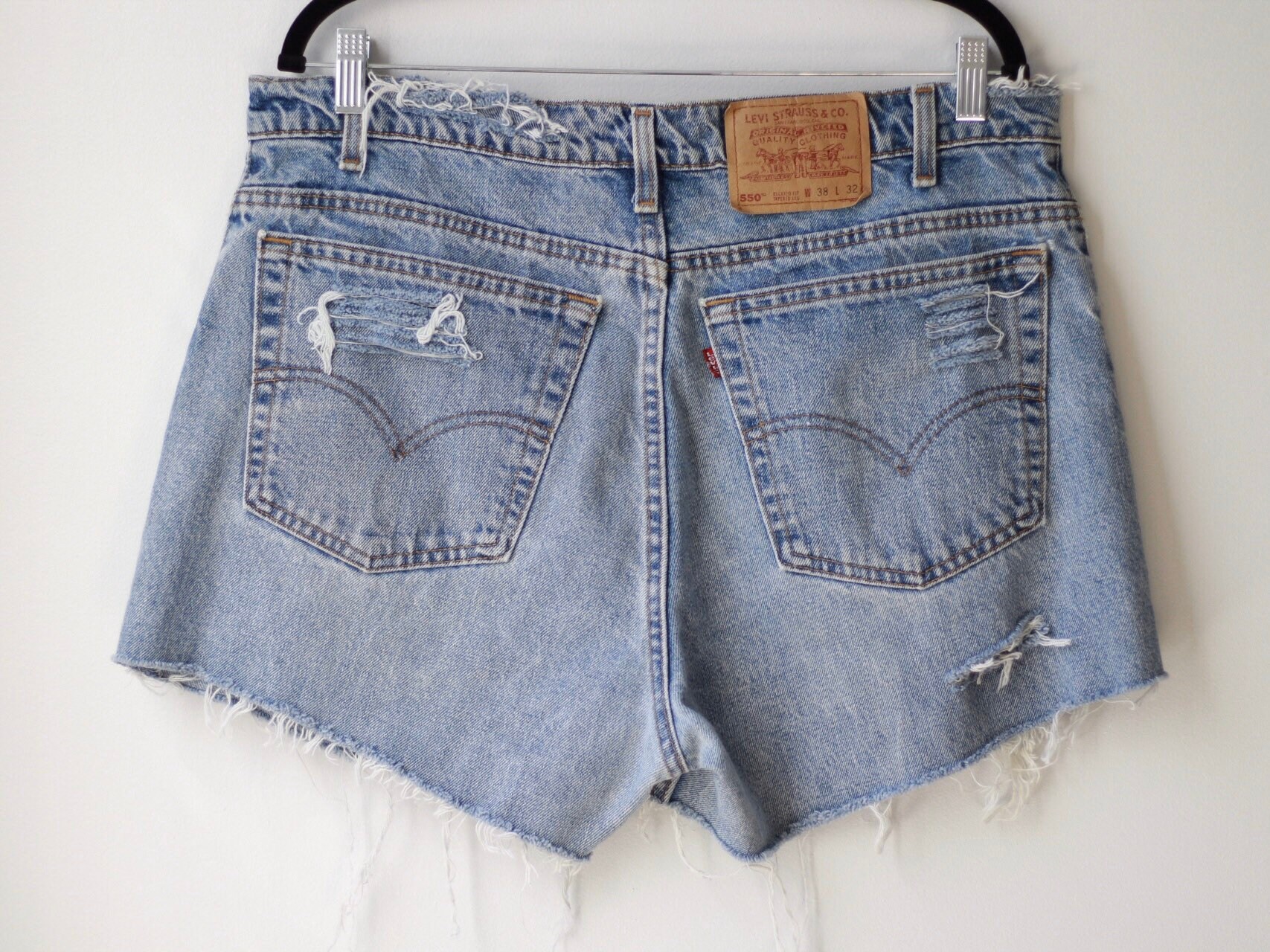 levi's 550 jean shorts