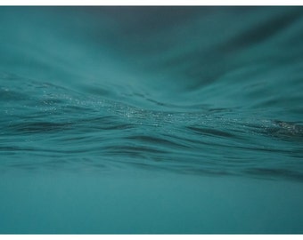 Underwater Photography | Green Sea Abstract | Fine Art Photography | Calm Water Art | Aqua Sea Photo | Abstract Sea Photos | Sea Green Photo