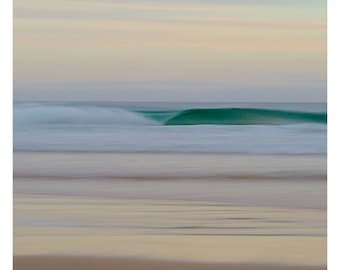 Abstract Beach Photography, Pastel Clouds Waves Beach Print, Home Decor Beach Print, Abstract Beach Print, Abstract Wave, Downloadable art