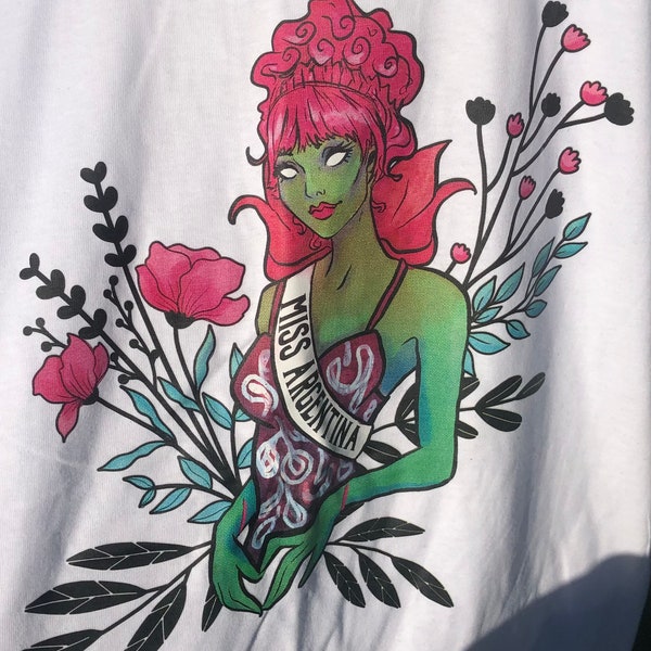 Miss Argentina full color graphic tshirt