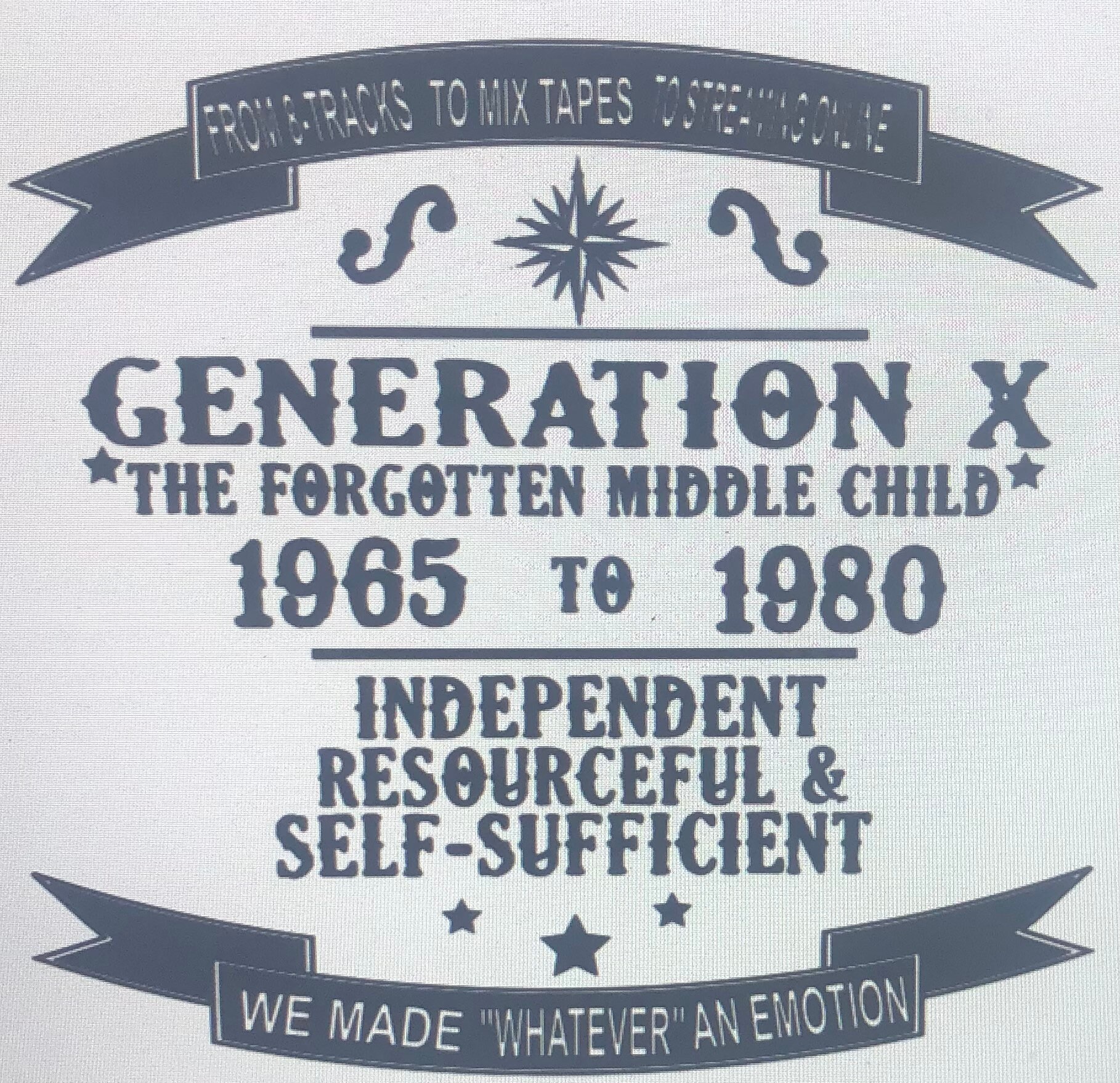 Generation X Tshirt Etsy