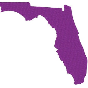 Gevulde staat van Florida borduurwerk bestand, vele formaten en bestandstypen