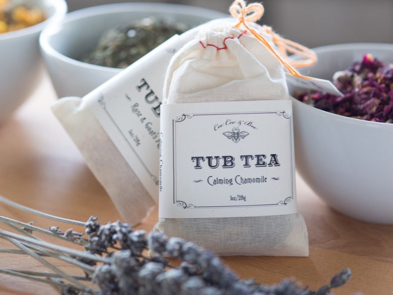 Tub Tea Summer Nights herbal and milk bath soak Etsy