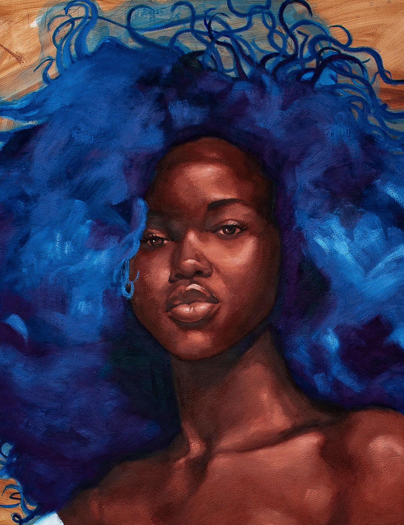 Cerulean Oil Print African American Art Wall Art Black Art Etsy