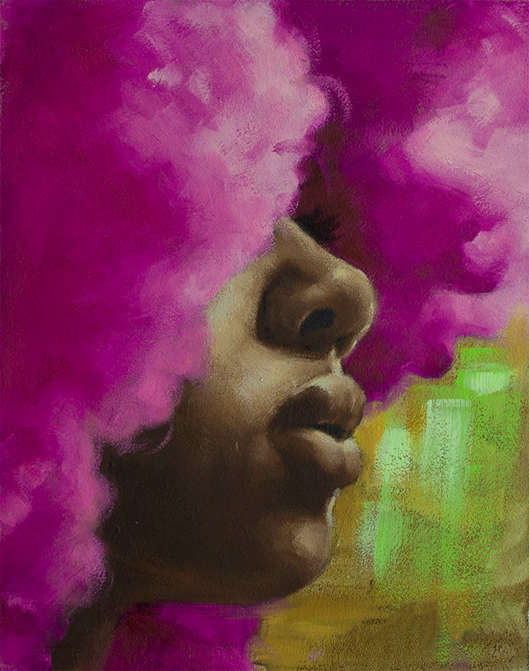 Strawberry Oil Print Africa American Art Africa American Art Etsy