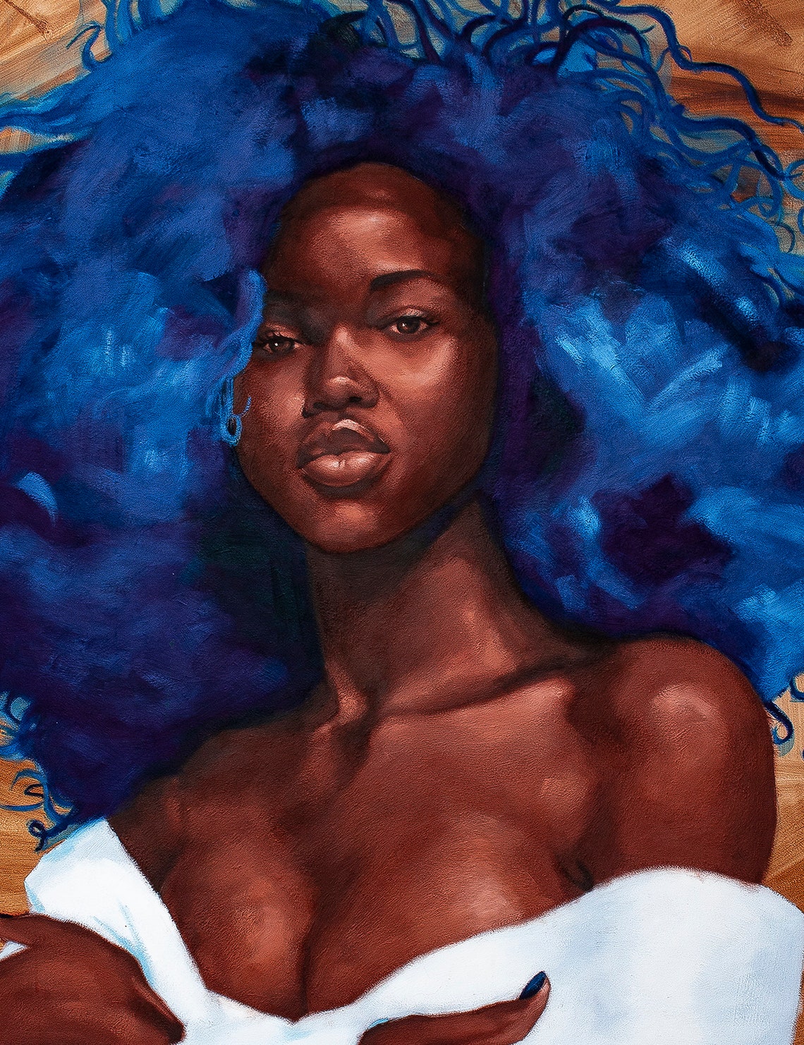 Cerulean CANVAS Africa American Art Canvas Wall Art Black Etsy