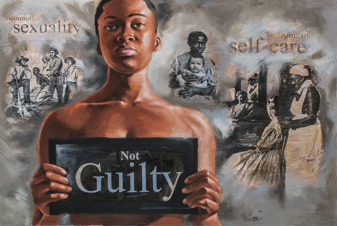 Not Guilty II CANVAS Africa American Art Africa American Art Wall Art