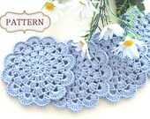 Crochet Pattern Crochet Placemat Coaster Pattern Home Decor Crochet Tablecloth Pattern Crochet Doily Round Crochet Pattern Doilies PDF file