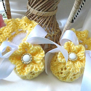 Knitting PATTERN Baby Shoes Baby Girl Shoes Newborn Slippers Crib Shoes Knitted Baby PATTERN Baptism Shoes Christening Shoes Knit Shoes PDF image 2