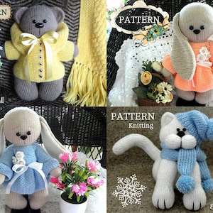 Knitting PATTERNS Discount    (  3 PATTERNS of the Toys )