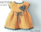 Crochet PATTERN Baby Dress Baby Girl Pattern Crochet Newborn Outfit Infant Dress Pattern Baby Girl Clothes Crochet Baby Dress PATTERN PDF