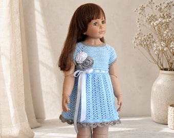 Crochet Girl Dress Pattern PDF, Toddler Dress, Sizes 1–6 Years
