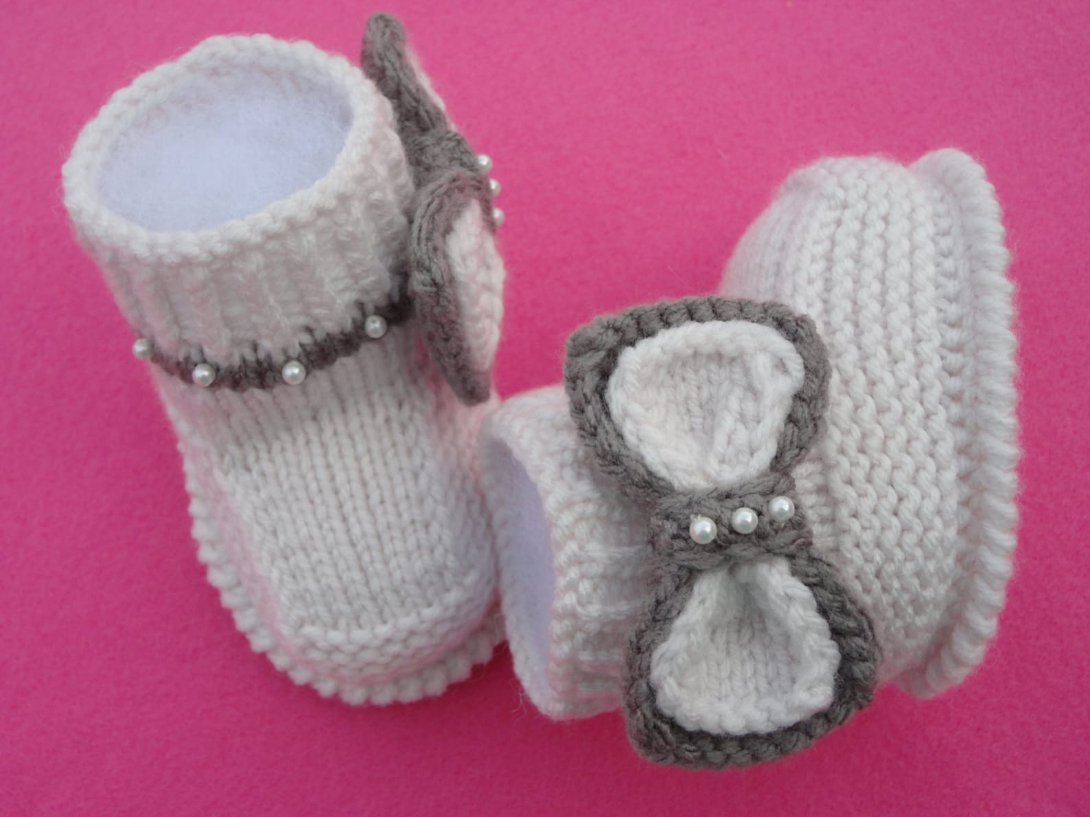 knitted shoes for babies