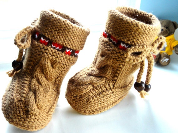 Knitting PATTERN Baby Uggs INSTRUCTION Pattern Baby Etsy Knitting pattern baby uggs instruction pattern baby