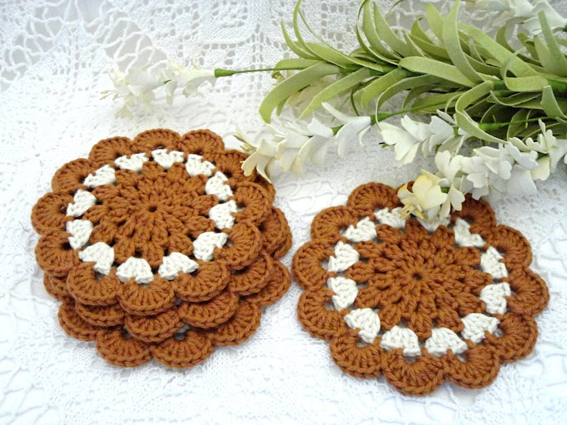 Crochet Pattern Crochet Placemat Coaster Pattern Home Decor Etsy
