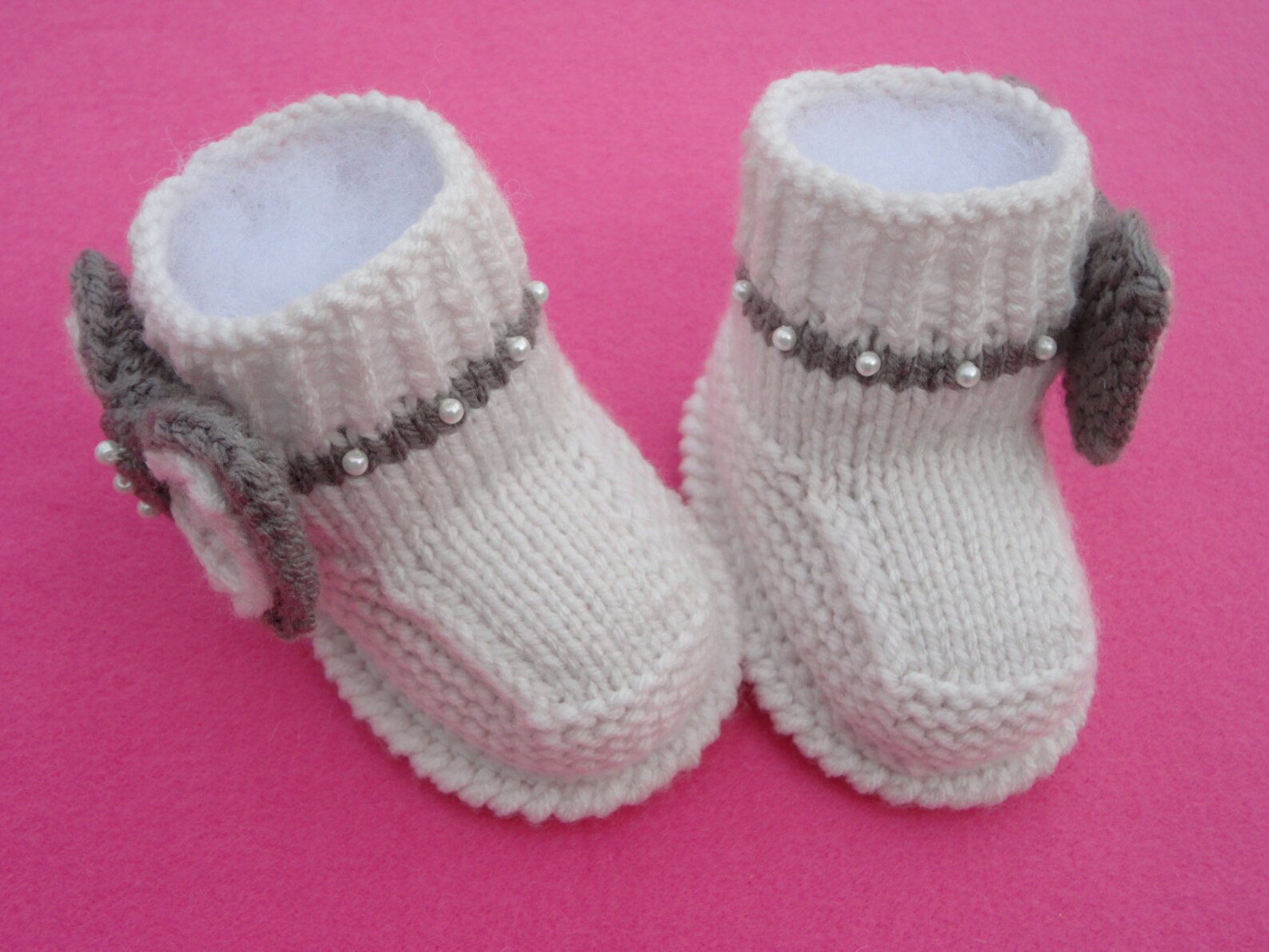 knitted shoes for babies