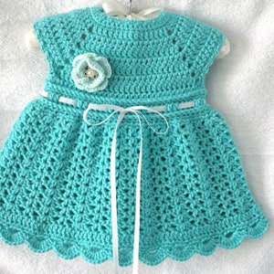 Crochet PATTERN Baby Dress Baby Girl Pattern Crochet Newborn Outfit Infant Dress Pattern Baby Girl Clothes Crochet Baby Dress PATTERN PDF image 9