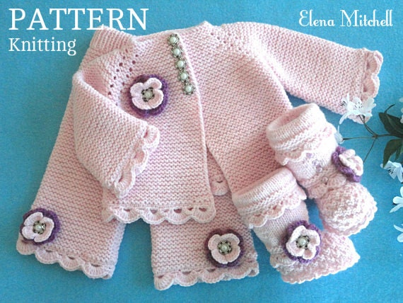 garter stitch baby jacket pattern