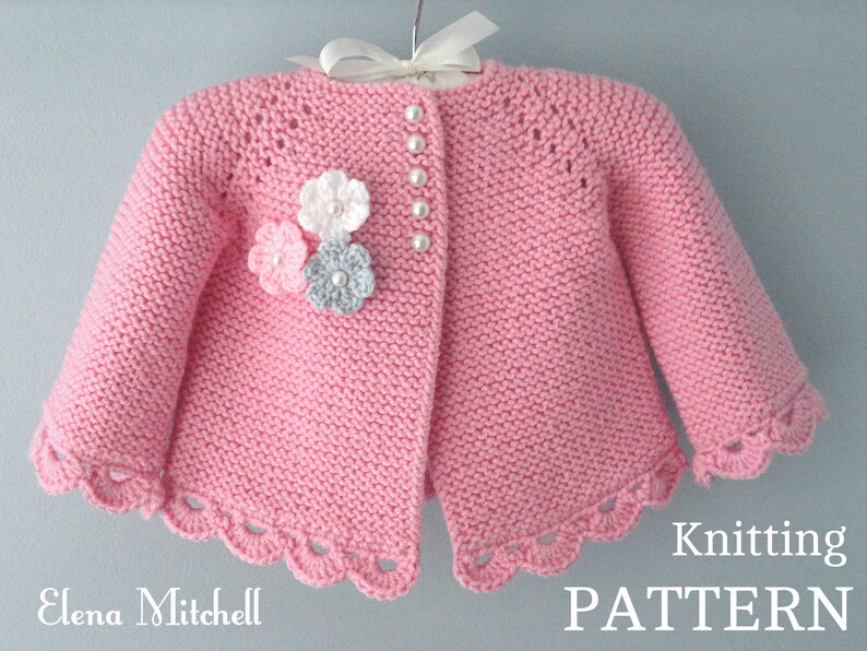 newborn baby jacket knitting pattern