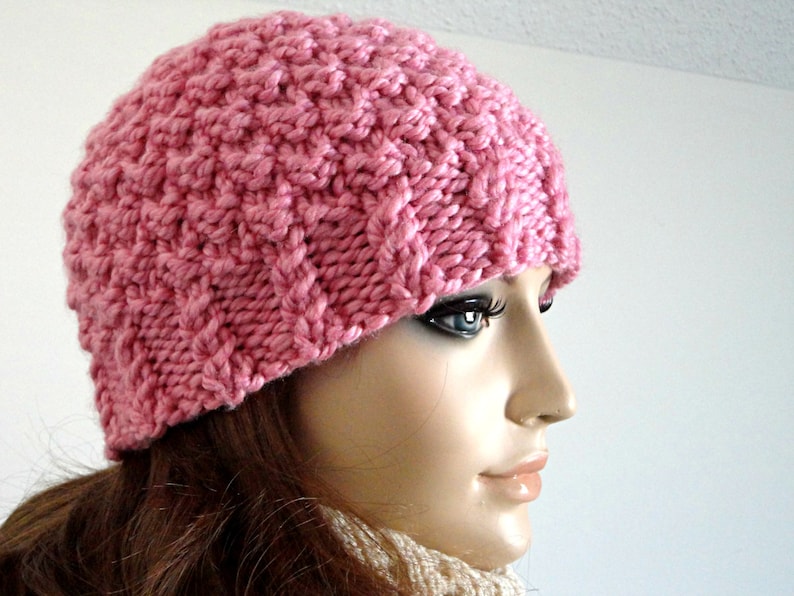 Knitting Pattern Hat Knit Beanie Pattern Women Hat Pattern Etsy