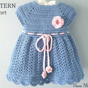 Crochet PATTERN Baby Dress Baby Girl Pattern Crochet Newborn Outfit Infant Dress Pattern Baby Girl Clothes Crochet Baby Dress PATTERN PDF