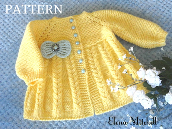 baby girl knitted jacket