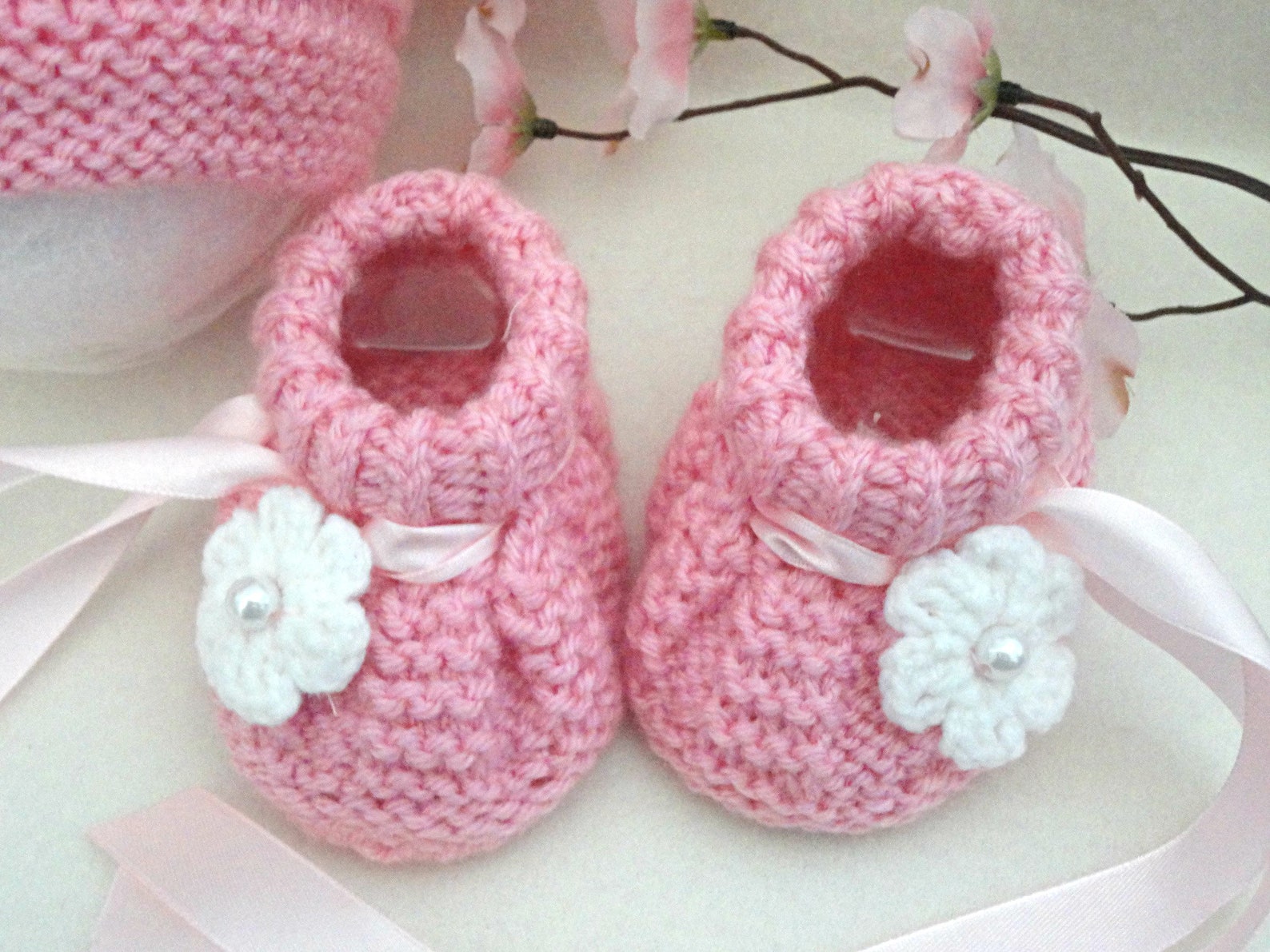Knitting PATTERN Baby Booties Baby Shoes Patterns Knit Baby Etsy
