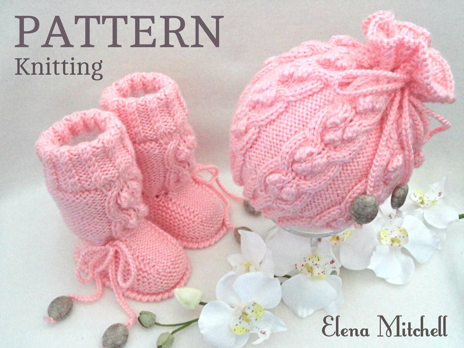 Knitting PATTERN Baby Set Knitting Patterns Baby Shoes Baby Etsy