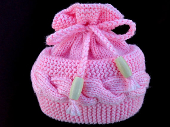 Knitting Pattern Baby Hat Baby Bonnet Baby Girl Pattern Knitted Baby Beanie Baby Cap Pattern Infant Hat Knit Babies Newborn Hat Pdf