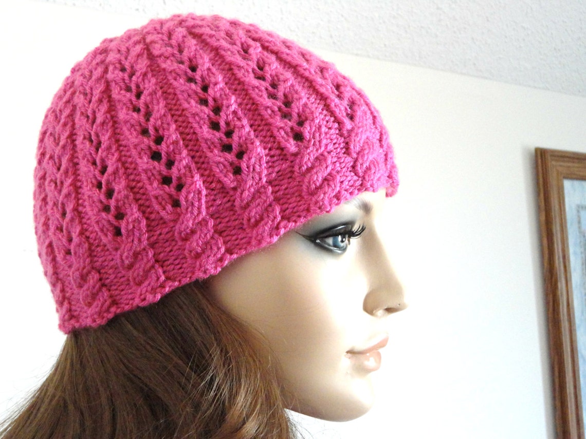 Knitting PATTERN Girls Beanie Women Hat Accessories Children Etsy