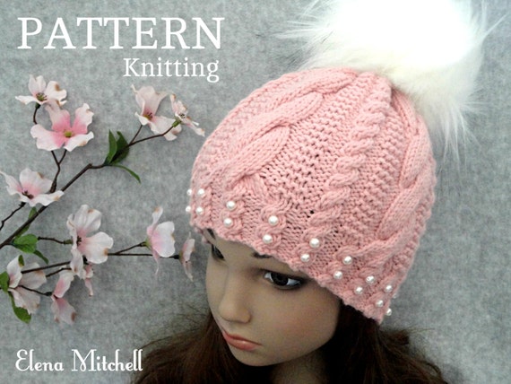 Knitting Pattern Girls Beanie Women Hat Accessories Children Hat Knit Womens Hats Toddler Beanie Knitted Toddler Hat Girls Hats Knit Pattern